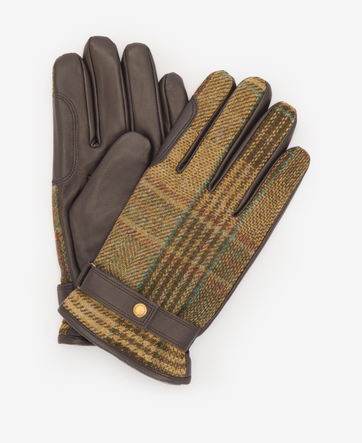 Gants en tweed et cuir pour homme Deveron Barbour