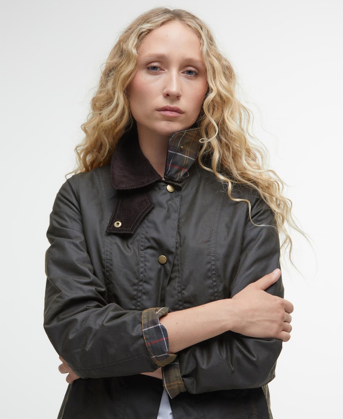 Manteau huilé femme Belsay Barbour