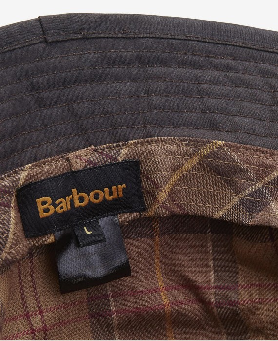 Chapeau bob huilé de pluie Barbour