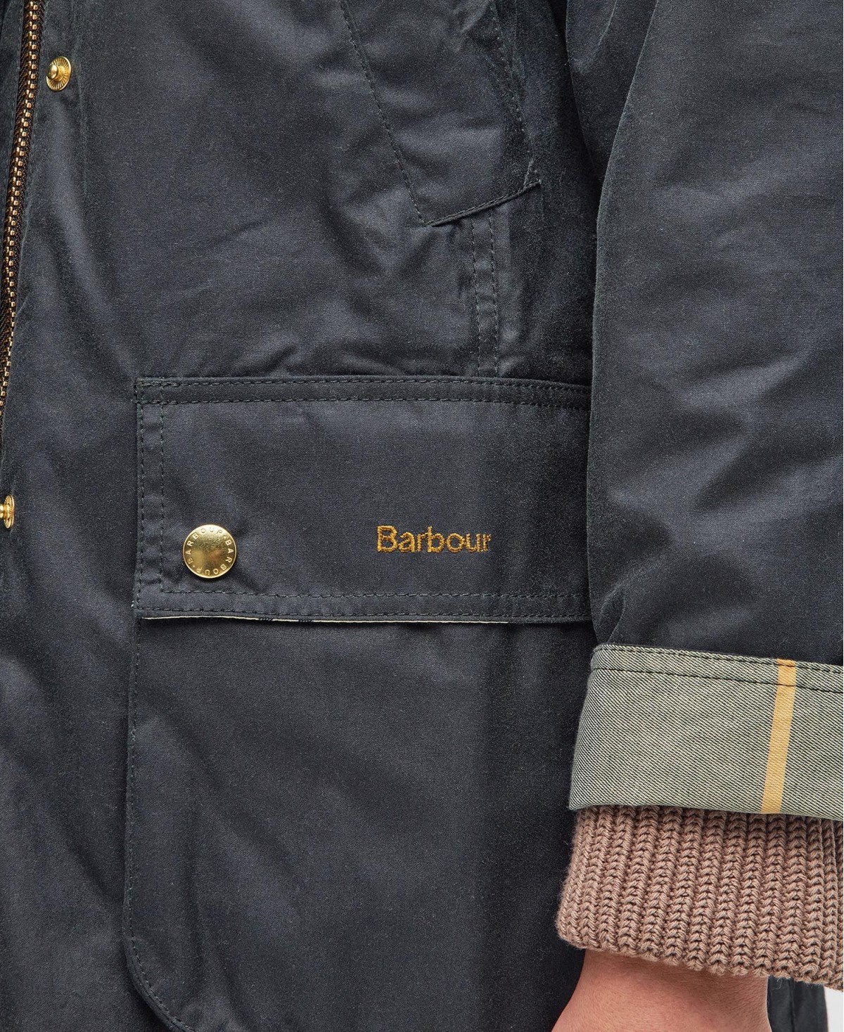 Veste huilée Barbour femme Long Beadnell