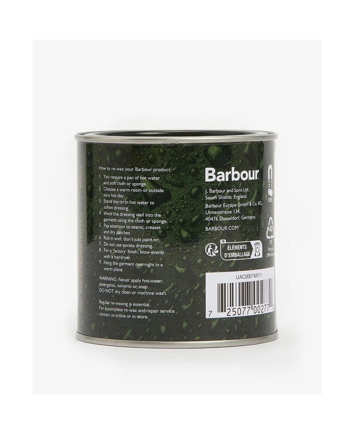 pot de wax barbour