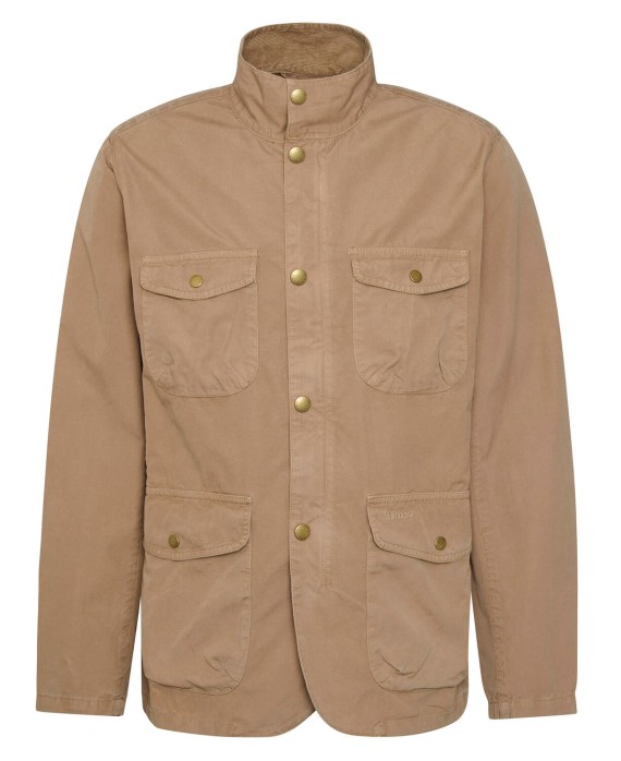 Veste en coton homme ogston casual barbour beige