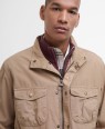 Veste en coton homme ogston casual barbour beige