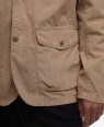 Veste en coton homme ogston casual barbour beige