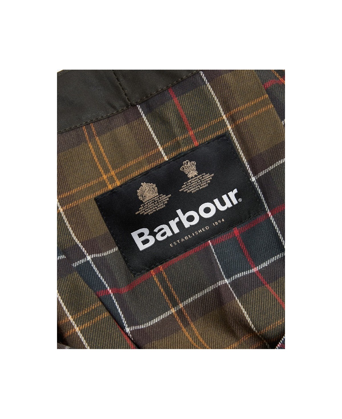 Capuche huilée Olive Barbour