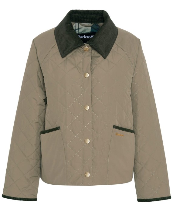 Veste matelassée femme anise barbour vert kaki dusky green