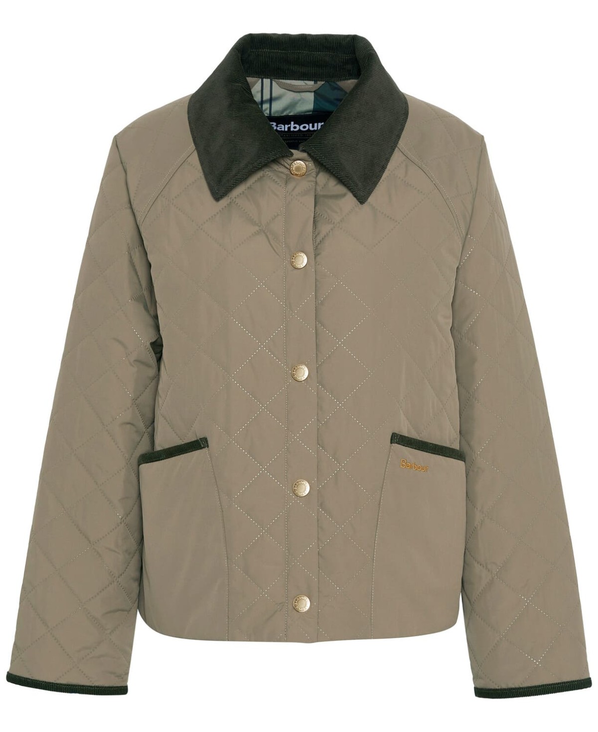 Veste matelassée femme anise barbour vert kaki dusky green