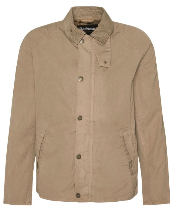 Veste en coton homme ogston casual barbour beige