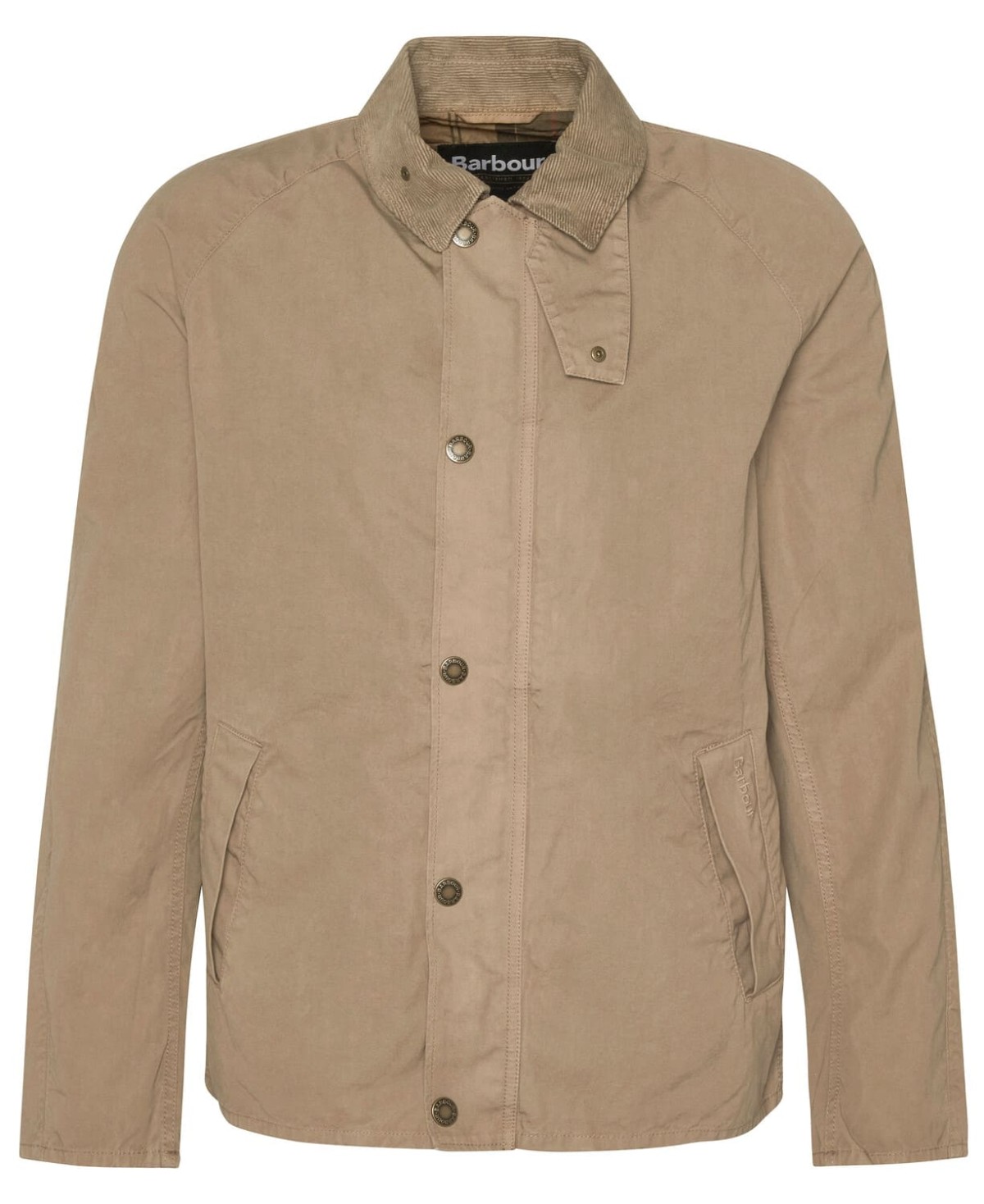 Veste en coton homme ogston casual barbour beige