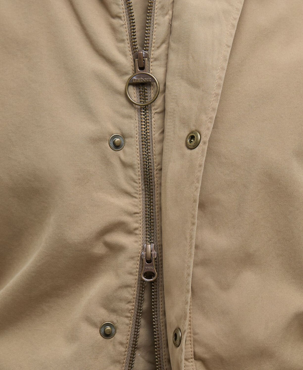 Veste en coton homme ogston casual barbour beige