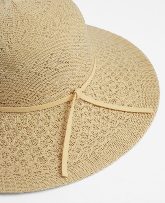 Chapeau paille robin barbour beige