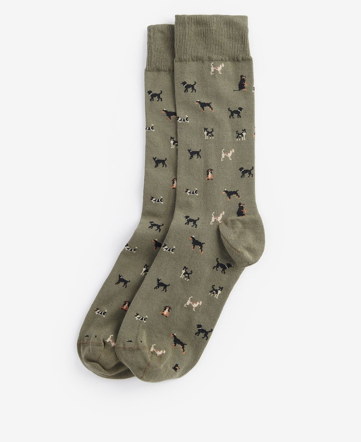 Chaussettes chiens mavin barbour vert kaki olive