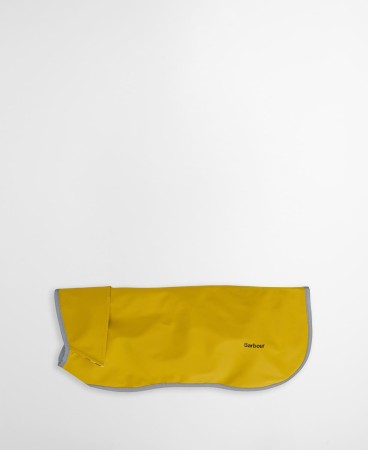 Manteau chien jaune ciré barbour