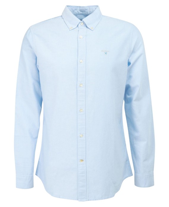 Chemise homme oxtown barbour bleu clair sky