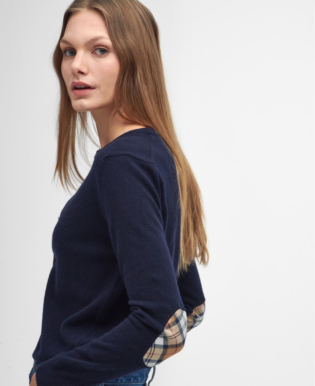 Cardigan femme bleu marine barbour pendle