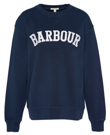 Sweatshirt bleu marine femme barbour Northumberland