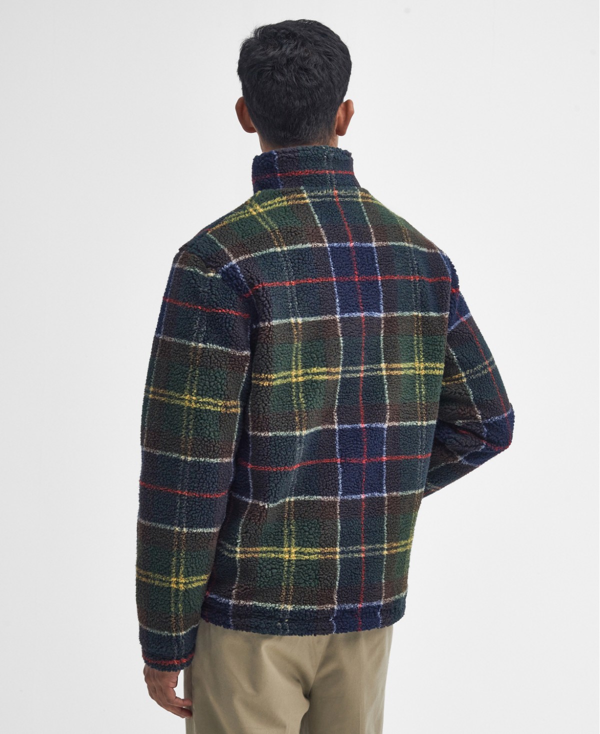 Veste polaire en tartan Barbour