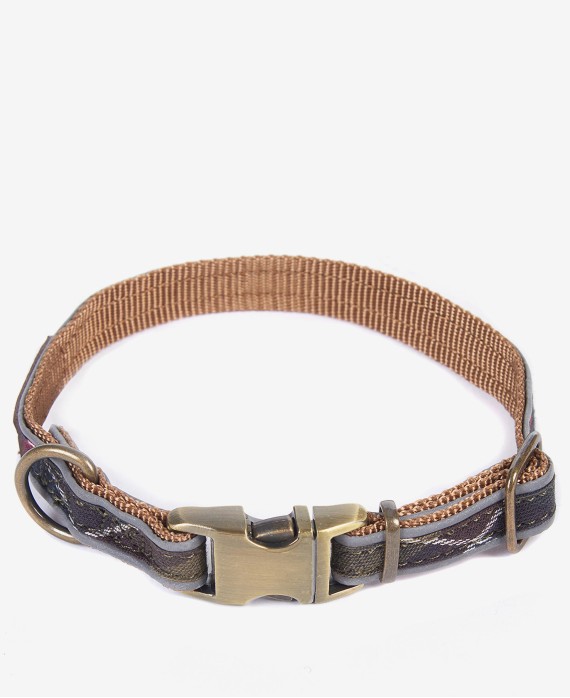 Collier pour chien réfléchissant tartan Barbour