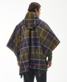 Poncho en tartan imperméable Barbour