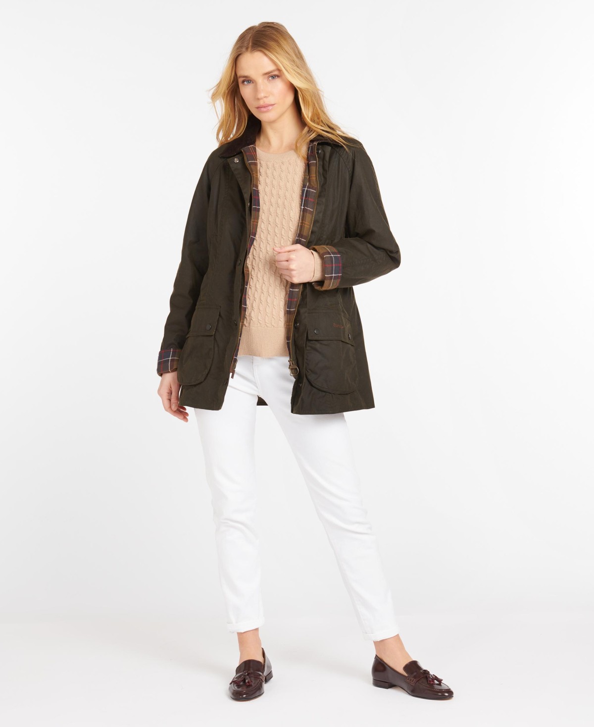 Veste huilée femme Classic Beadnell Barbour