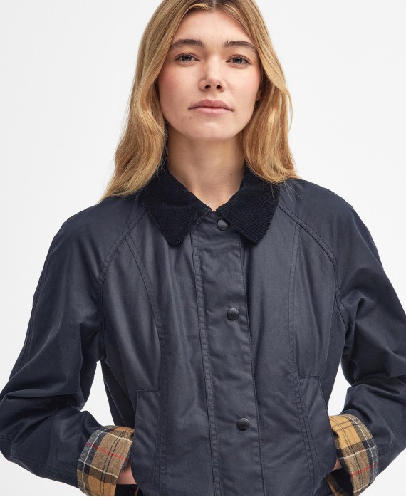 Veste Barbour Beadnell femme bleu marine