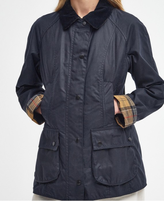 Veste Barbour Beadnell femme bleu marine