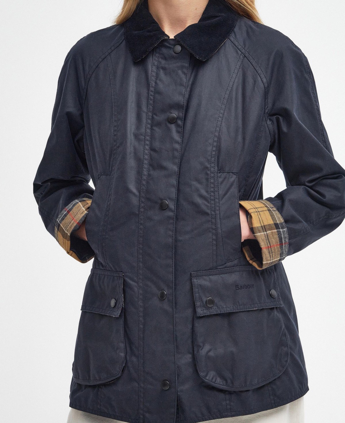 Veste Barbour Beadnell femme bleu marine