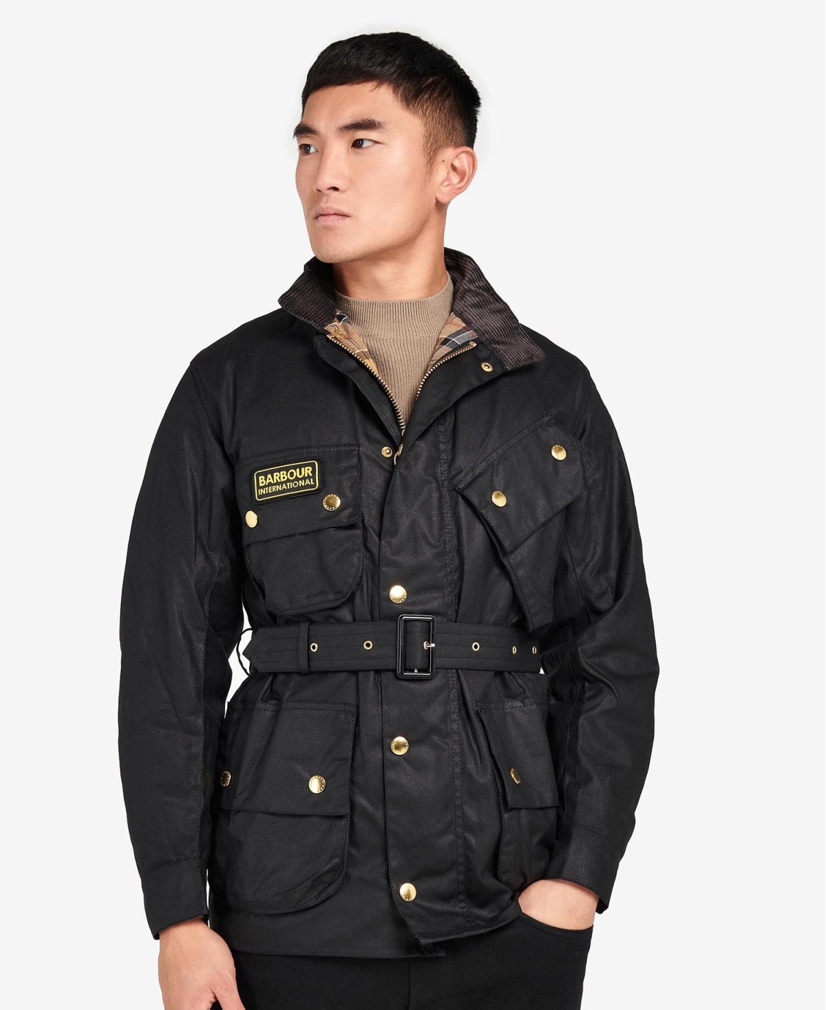 Veste huilée homme moto Original Barbour International