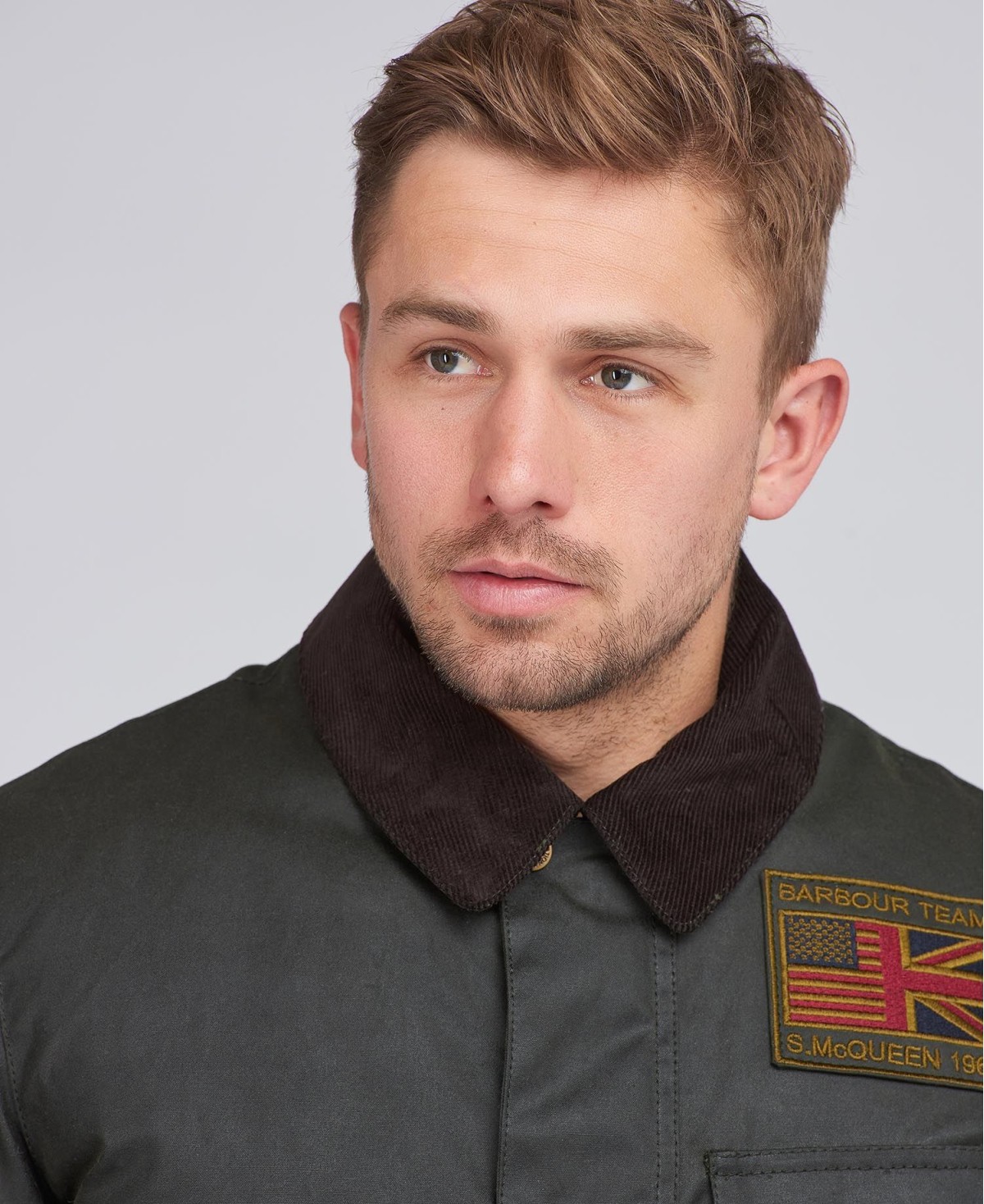 Veste huilée Workers homme Barbour International