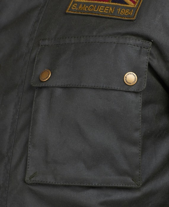 Veste huilée Workers homme Barbour International