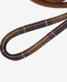 Laisse lasso en tartan Barbour