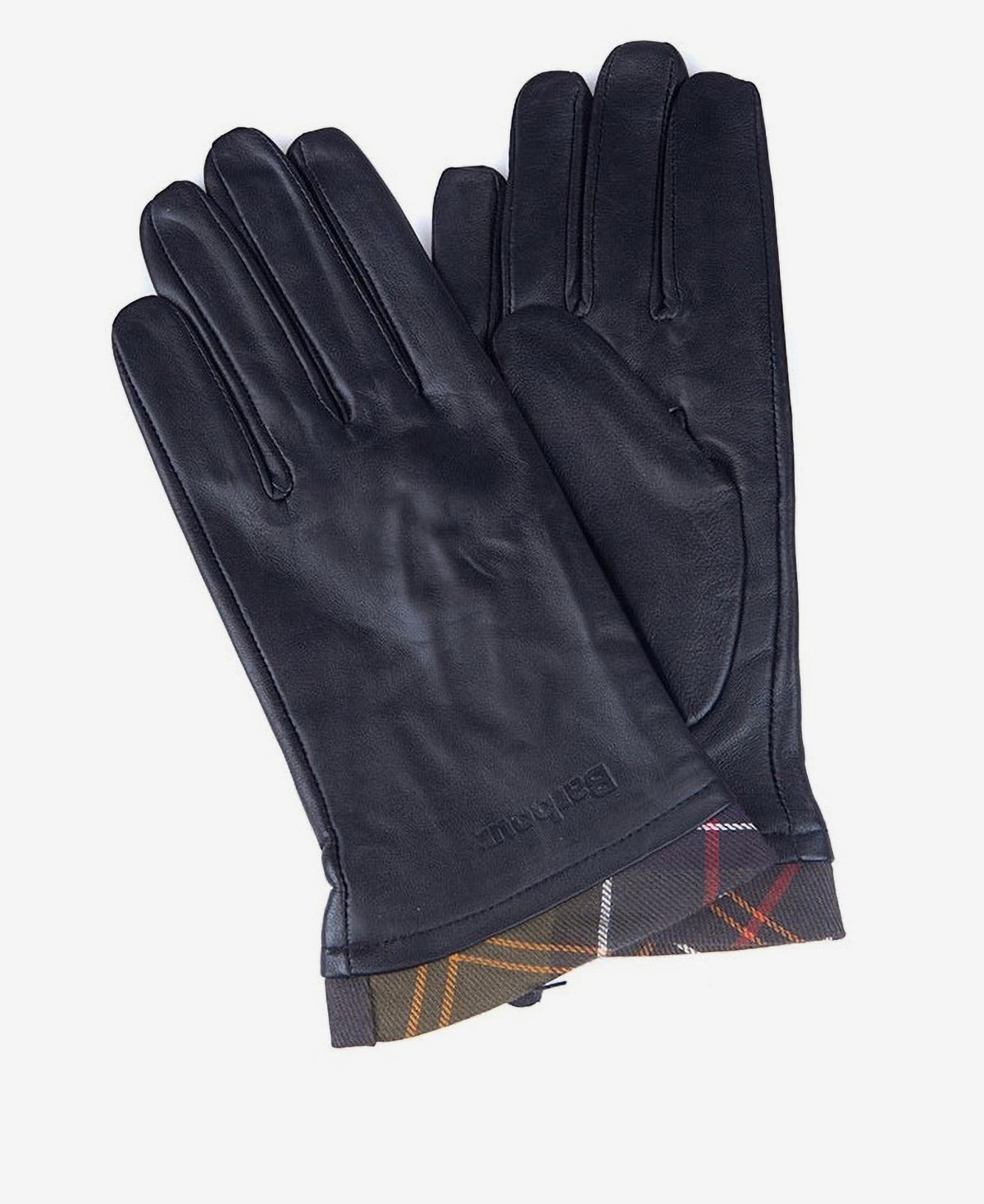 Gants en cuir femme Tartan Trimmed Barbour