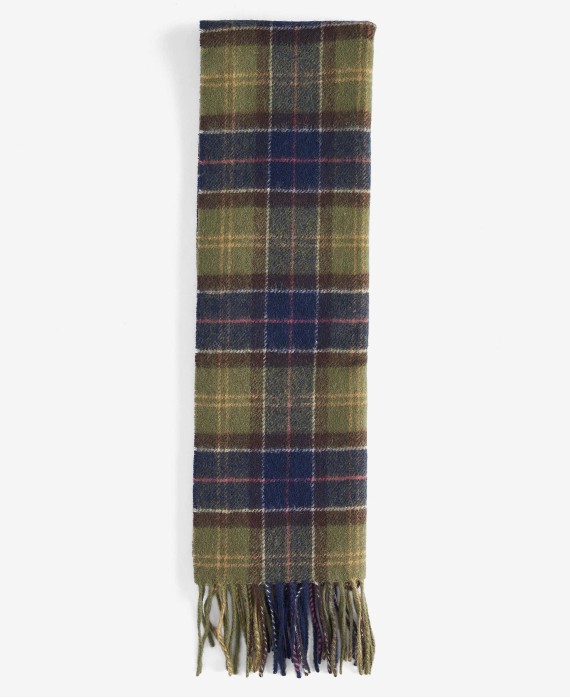 Echarpe en laine d'agneau tartan Barbour