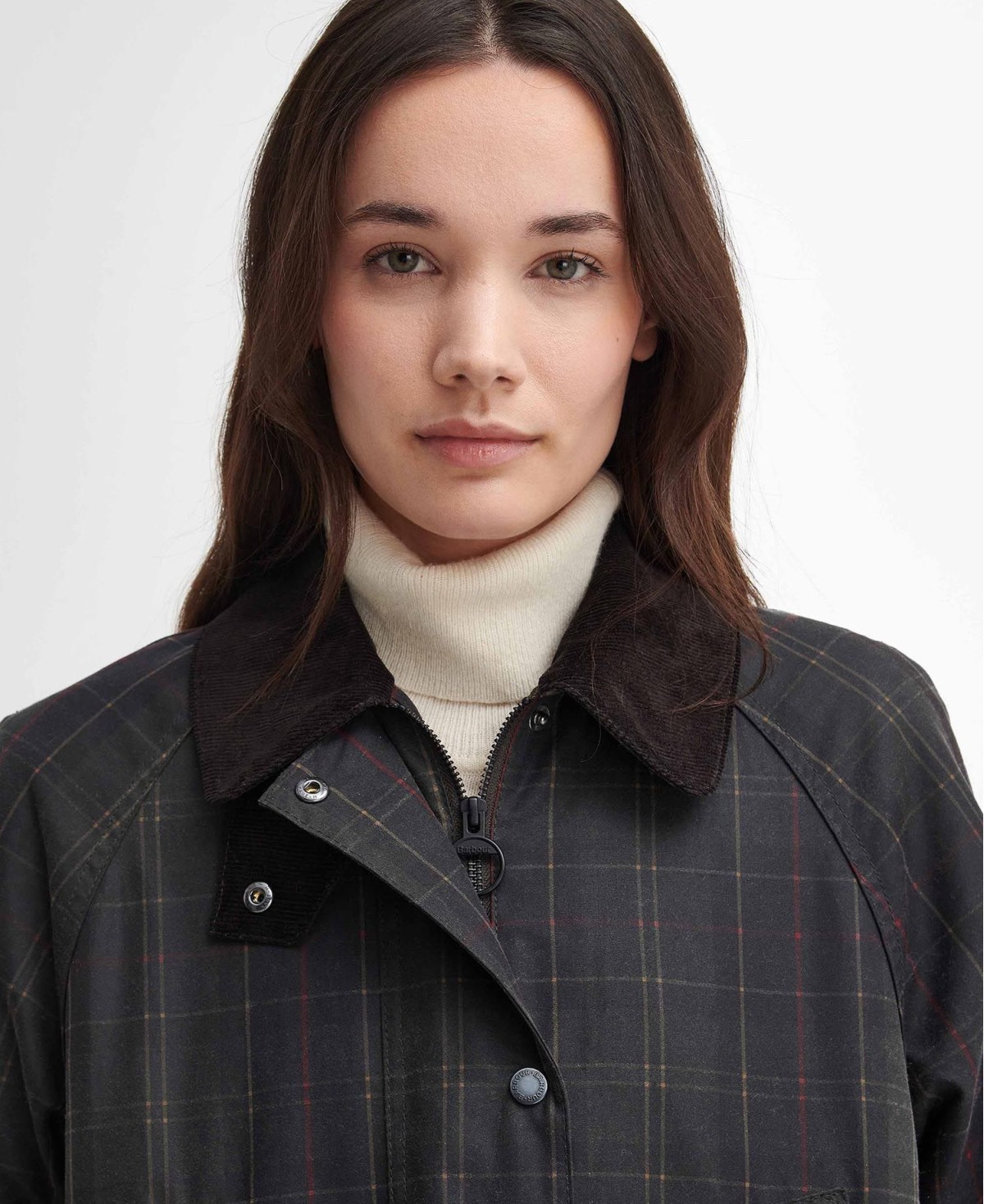 Veste huilée femme Tartan Ashby Barbour