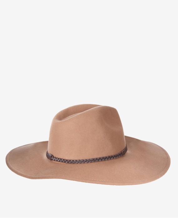 Chapeau en laine feutrée femme Tack Fedora Barbour