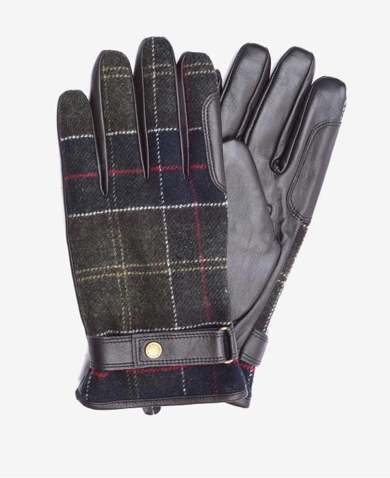 Gants en laine et cuir homme Newbrough Barbour