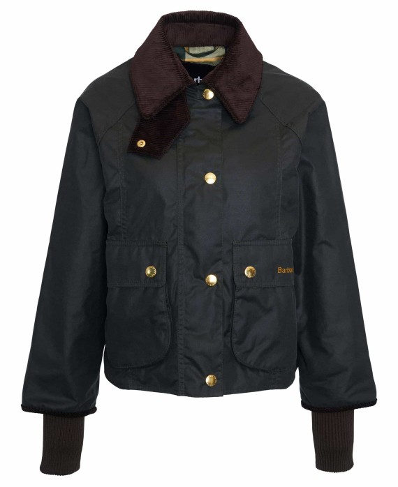 Veste huilée femme Cropped Beadnell Barbour