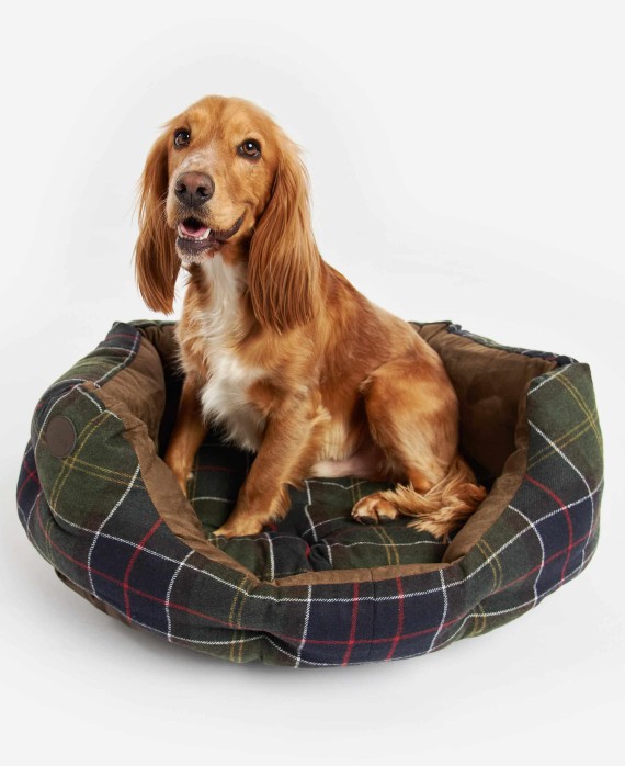 Panier pour chien en tartan 30in Barbour