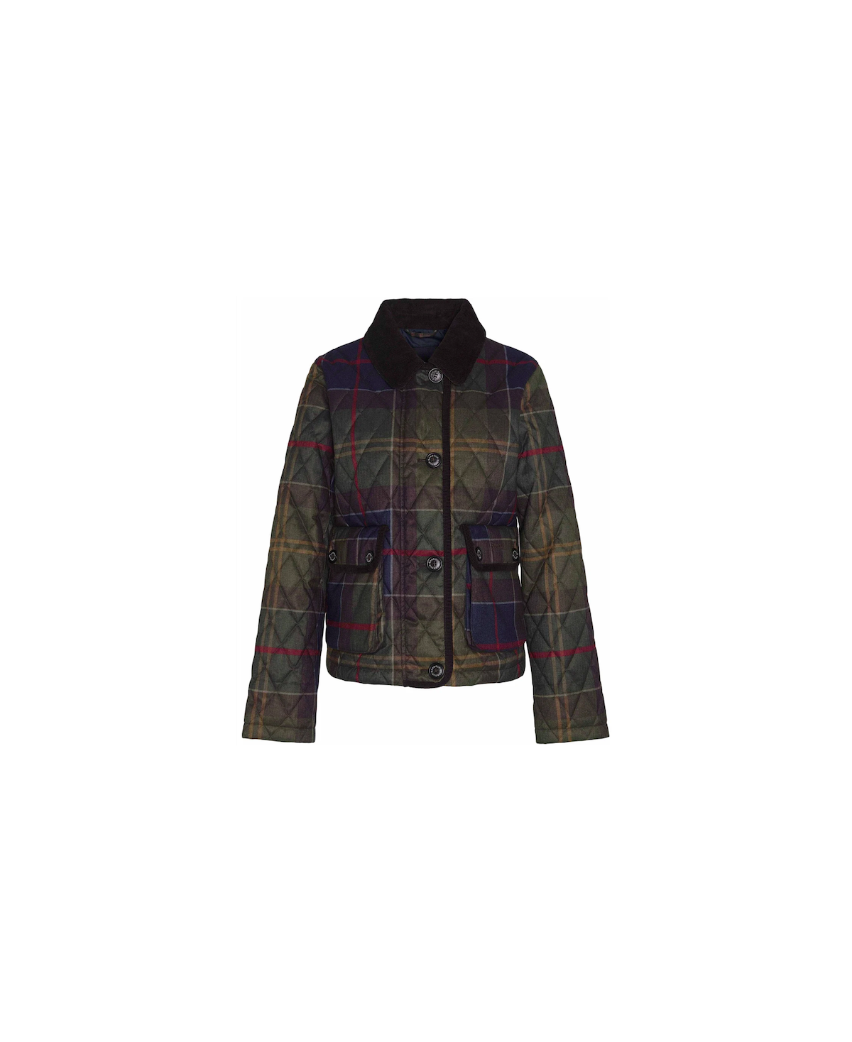 Veste matelassée femme en tartan Loudon Barbour