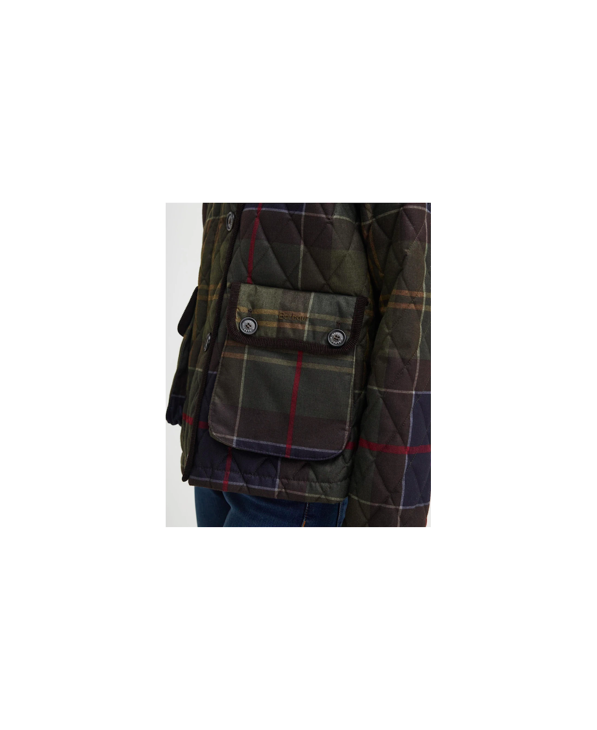 Veste matelassée femme en tartan Loudon Barbour