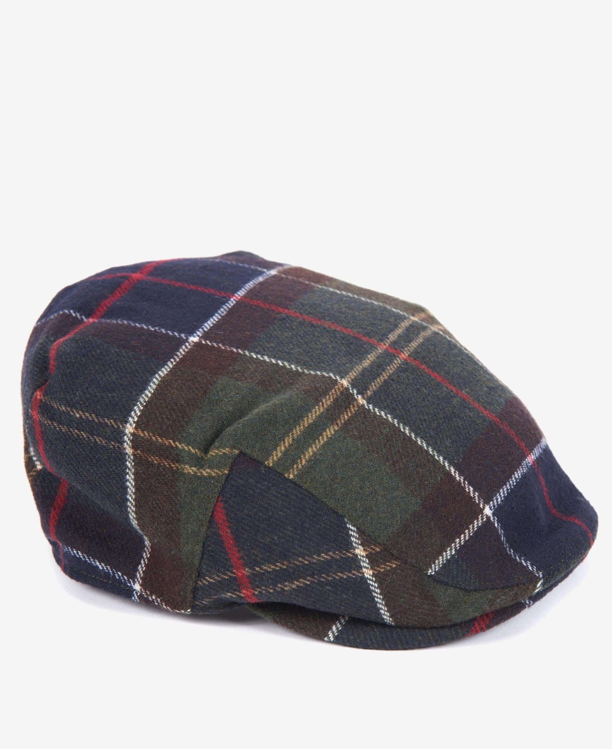 Casquette plate en tartan Galingale Barbour