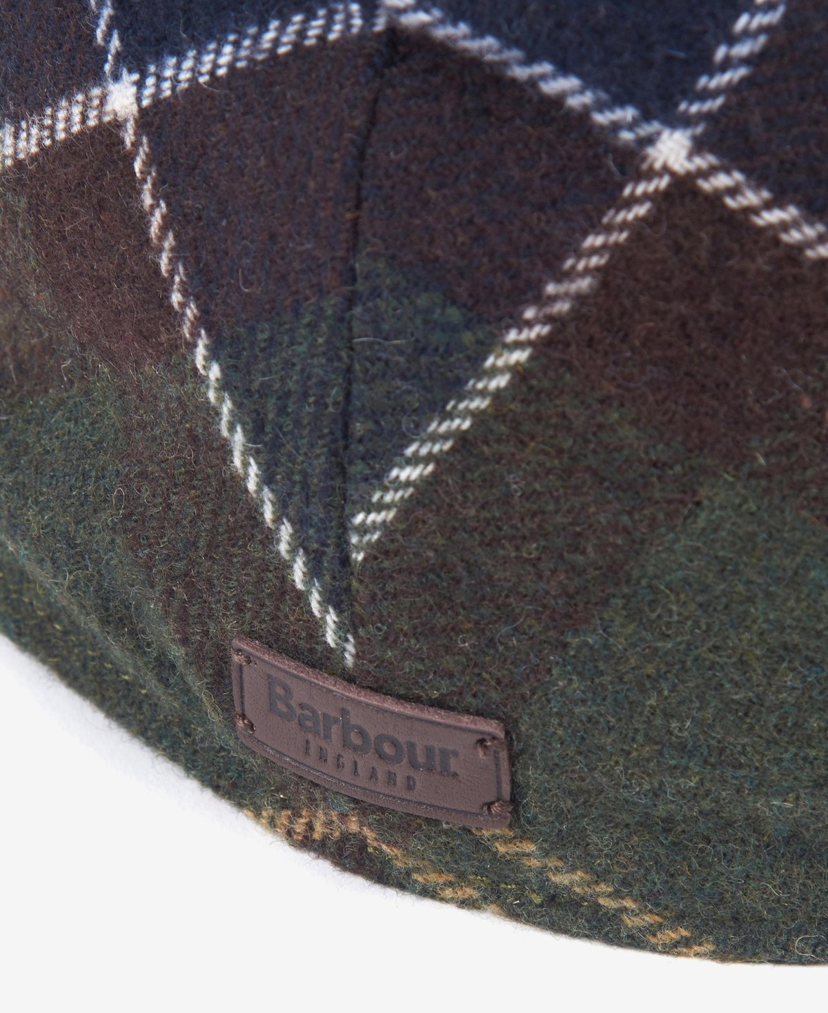 Casquette plate en tartan Galingale Barbour