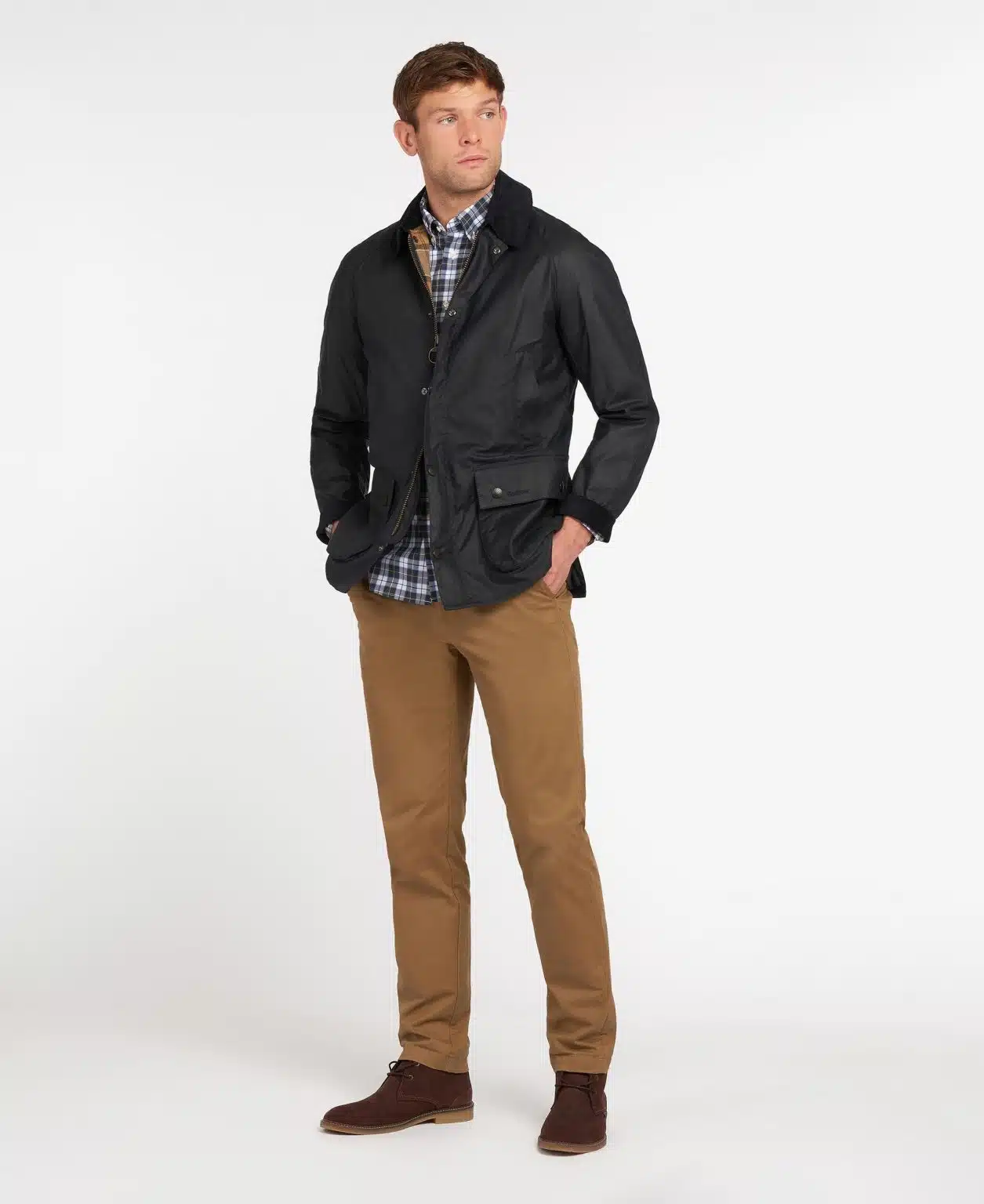 Veste huilée homme Ashby Barbour