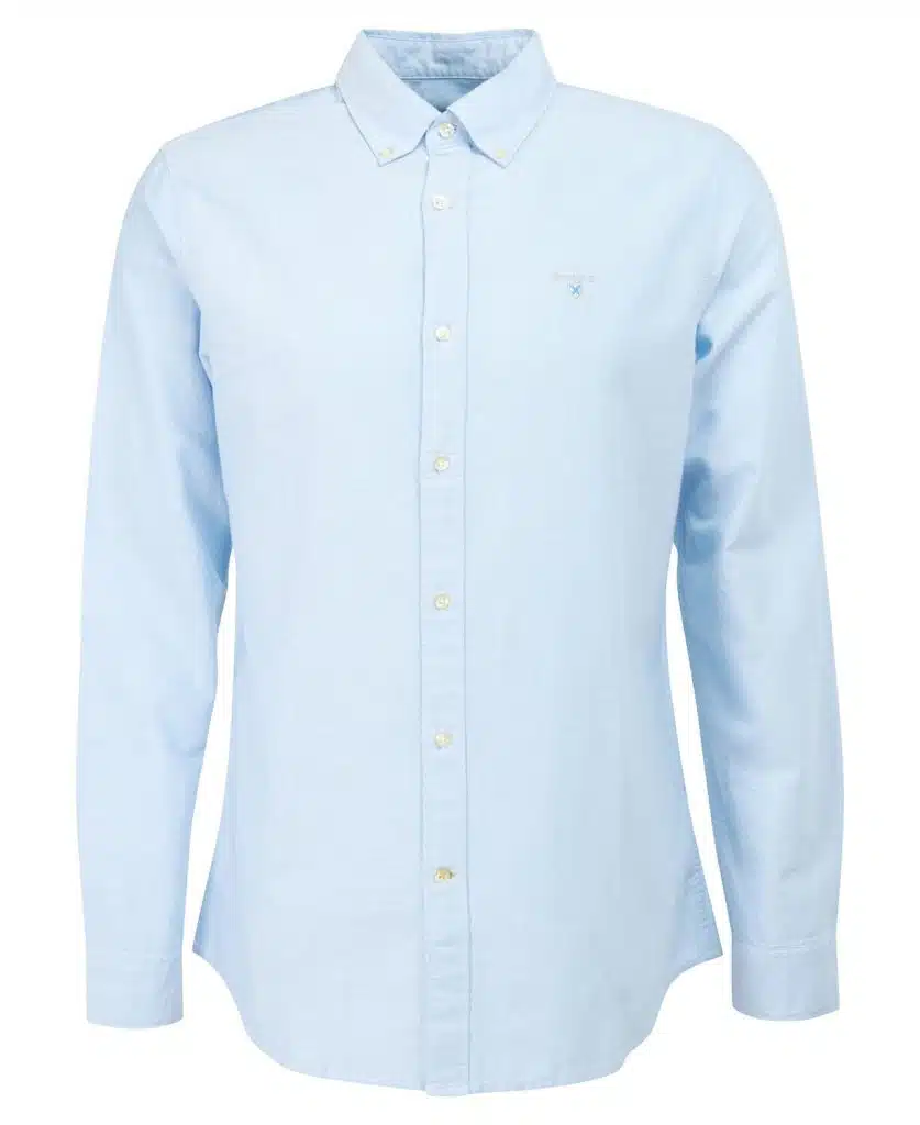 Chemise homme oxtown barbour bleu clair sky