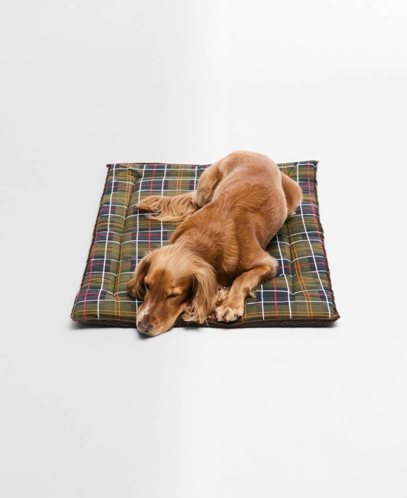Tapis pour chien en tartan Barbour