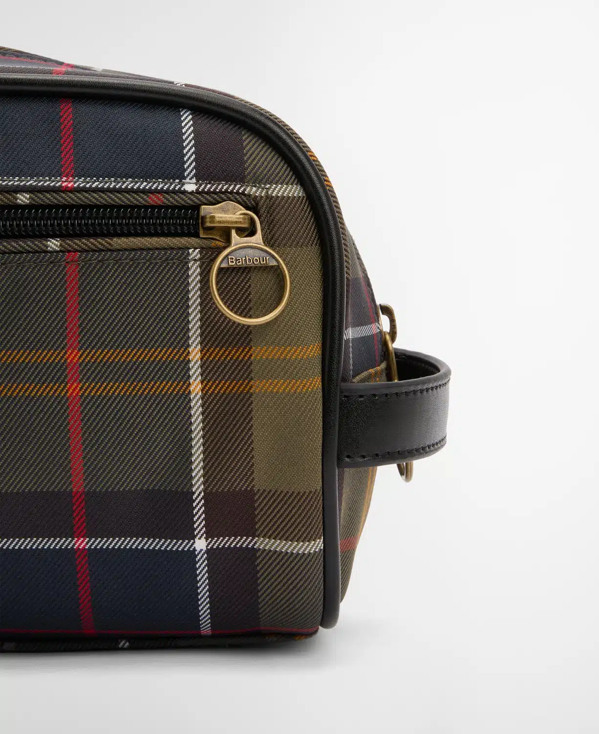 Trousse de toilette en tartan barbour
