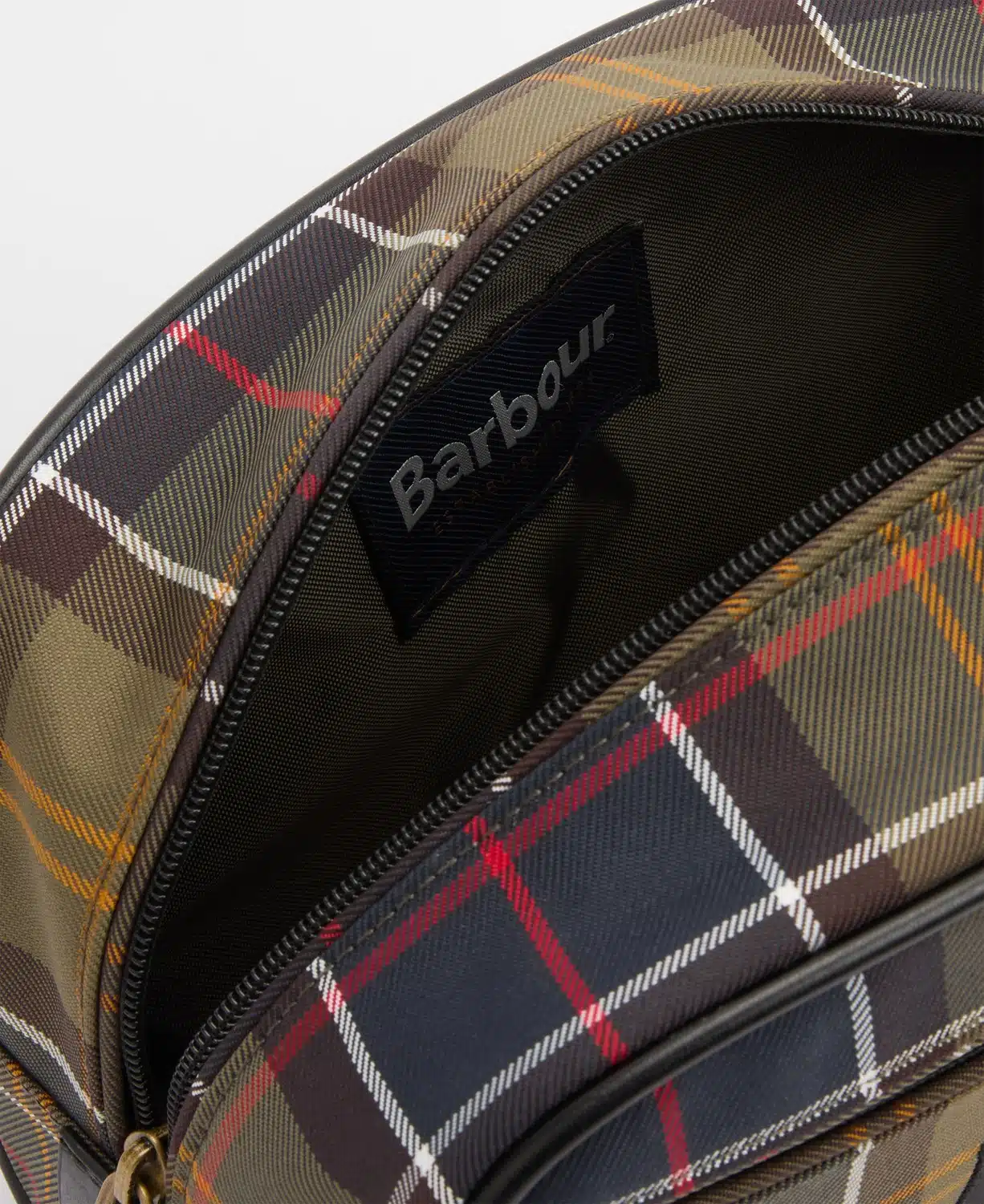 Trousse de toilette en tartan barbour