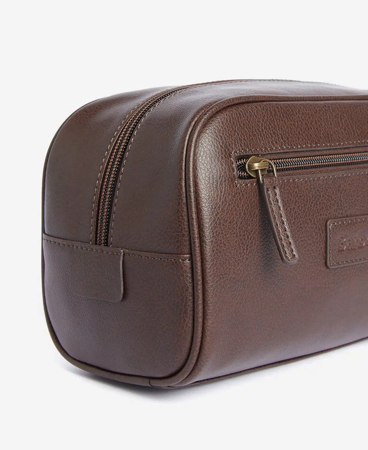 Trousse de toilette en cuir Barbour
