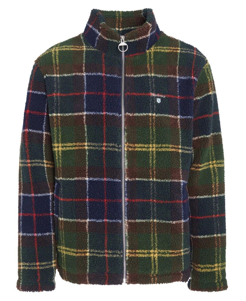 Veste polaire en tartan Barbour