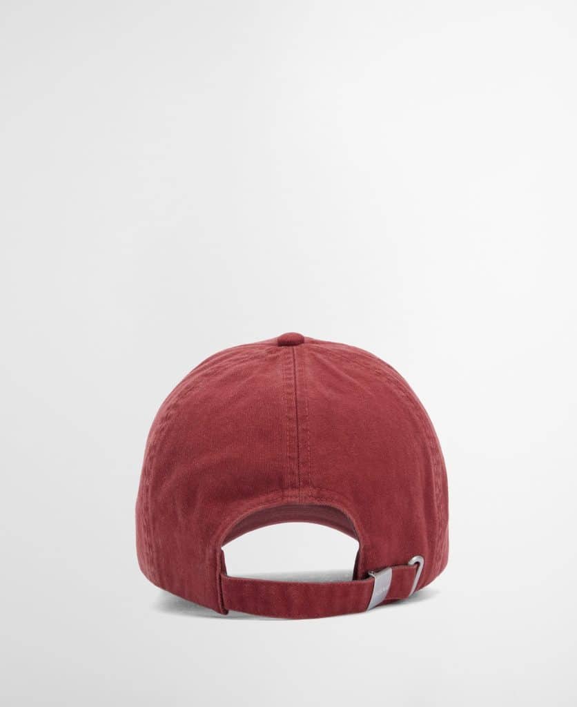 Casquette en coton Cascade Sports Cap Fired Brick Barbour